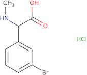 2-(3-Bromophenyl)-2-(methylamino)acetic acid hydrochloride