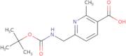 6-({[(tert-Butoxy)carbonyl]amino}methyl)-2-methylpyridine-3-carboxylic acid