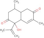 (4aS,5R,8S,8aR)-5-Hydroxy-3,8-dimethyl-5-prop-1-en-2-yl-4a,7,8,8a-tetrahydro-1H-naphthalene-2,6-di…