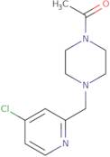1-{4-[(4-Chloropyridin-2-yl)methyl]piperazin-1-yl}ethan-1-one
