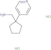 [1-(Pyridin-4-yl)cyclopentyl]methanamine dihydrochloride