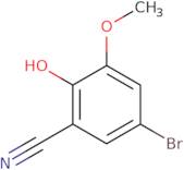 5-Bromo-2-hydroxy-3-methoxybenzonitrile