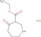 Ethyl 4-oxo-3-azepanecarboxylate hydrochloride