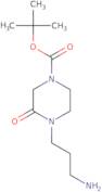 4-(3-Amino-propyl)-3-oxo-piperazine-1-carboxylic acid tert-butyl ester