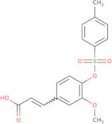 (2E)-3-{3-Methoxy-4-[(4-methylbenzenesulfonyl)oxy]phenyl}prop-2-enoic acid