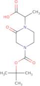 2-{4-[(tert-Butoxy)carbonyl]-2-oxopiperazin-1-yl}propanoic acid