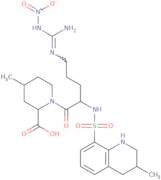 (2R,4R)-1-[(2S)-5-[[Amino(nitramido)methylidene]amino]-2-[(3-methyl-1,2,3,4-tetrahydroquinolin-8-yl)sulfonylamino]pentanoyl]-4-methy lpiperidine-2-carboxylic acid