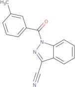 1-(3-Methylbenzoyl)-1H-indazole-3-carbonitrile