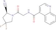 (S)-N-(2-(2-Cyano-4,4-difluoropyrrolidin-1-yl)-2-oxoethyl)quinoline-4-carboxamide