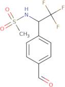 N-[(1S)-2,2,2-Trifluoro-1-(4-formylphenyl)ethyl]methanesulfonamide