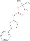 tert-Butyl N-[(3S)-1-(pyrimidin-4-yl)pyrrolidin-3-yl]carbamate