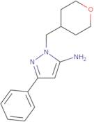 1-(Oxan-4-ylmethyl)-3-phenyl-1H-pyrazol-5-amine