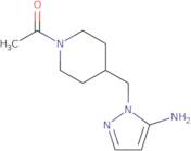 1-(4-((5-Amino-1H-pyrazol-1-yl)methyl)piperidin-1-yl)ethanone