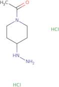 1-(4-Hydrazinylpiperidin-1-yl)ethan-1-one dihydrochloride