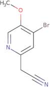2-(4-Bromo-5-methoxypyridin-2-yl)acetonitrile