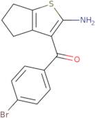 3-(4-Bromobenzoyl)-4H,5H,6H-cyclopenta[b]thiophen-2-amine