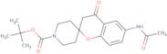 6-Acetylamino-4-oxo-2-spiro(N-Boc-piperidine-4-yl)-benzopyran