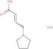 (2E)-4-(Pyrrolidin-1-yl)but-2-enoic acid hydrochloride