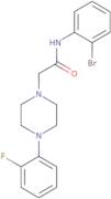 N-(2-bromophenyl)-2-(4-(2-fluorophenyl)piperazinyl)ethanamide
