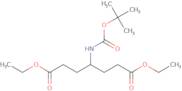 t-Butyl 1,5-di(ethoxycarbonyl)pentan-3-ylcarbamate