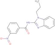 3-Nitro-N-(1-propyl-1H-benzimidazol-2-yl)benzamide