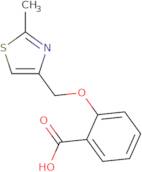 2-[(2-Methyl-1,3-thiazol-4-yl)methoxy]benzoic acid