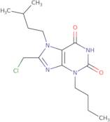 3-Butyl-8-(chloromethyl)-7-(3-methylbutyl)-2,3,6,7-tetrahydro-1H-purine-2,6-dione