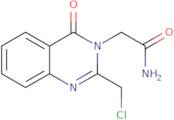 2-[2-(Chloromethyl)-4-oxo-3,4-dihydroquinazolin-3-yl]acetamide