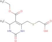 2-({[5-(Ethoxycarbonyl)-6-methyl-2-oxo-1,2,3,6-tetrahydropyrimidin-4-yl]methyl}sulfanyl)acetic acid