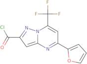 5-(2-Furyl)-7-(trifluoromethyl)pyrazolo[1,5-a]pyrimidine-2-carbonyl chloride