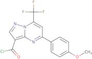 5-(4-Methoxy-phenyl)-7-trifluoromethyl-pyrazolo[1,5-a]pyrimidine-3-carbonyl chloride