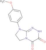 8-(4-Methoxyphenyl)-2,6,7,8-tetrahydroimidazo[2,1-c][1,2,4]triazine-3,4-dione