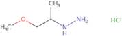 (1-Methoxypropan-2-yl)hydrazine hydrochloride