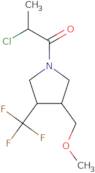 2-Chloro-1-[3-(methoxymethyl)-4-(trifluoromethyl)pyrrolidin-1-yl]propan-1-one