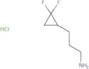 3-(2,2-Difluorocyclopropyl)propan-1-amine hydrochloride