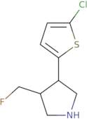 3-(5-Chlorothiophen-2-yl)-4-(fluoromethyl)pyrrolidine