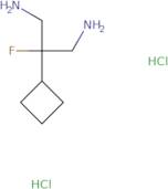 2-Cyclobutyl-2-fluoropropane-1,3-diamine dihydrochloride