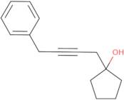 1-(4-Phenylbut-2-yn-1-yl)cyclopentan-1-ol