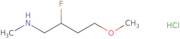 (2-Fluoro-4-methoxybutyl)(methyl)amine hydrochloride