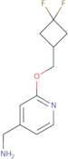 (2-((3,3-Difluorocyclobutyl)methoxy)pyridin-4-yl)methanamine