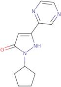 1-Cyclopentyl-3-(pyrazin-2-yl)-1H-pyrazol-5-ol