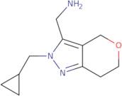 (2-(Cyclopropylmethyl)-2,4,6,7-tetrahydropyrano[4,3-c]pyrazol-3-yl)methanamine