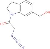 2-Azido-1-(6-(hydroxymethyl)indolin-1-yl)ethan-1-one