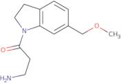 3-Amino-1-(6-(methoxymethyl)indolin-1-yl)propan-1-one