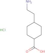 4-(2-Aminoethyl)cyclohexane-1-carboxylic acid hydrochloride