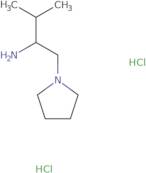 3-Methyl-1-(pyrrolidin-1-yl)butan-2-amine dihydrochloride