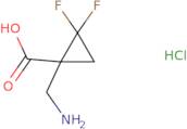 1-(Aminomethyl)-2,2-difluorocyclopropane-1-carboxylic acid hydrochloride