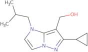 (6-Cyclopropyl-1-isobutyl-1H-imidazo[1,2-b]pyrazol-7-yl)methanol