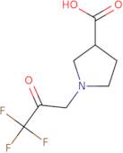 1-(3,3,3-Trifluoro-2-oxopropyl)pyrrolidine-3-carboxylic acid