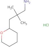 2,2-Dimethyl-3-(oxan-2-yl)propan-1-amine hydrochloride